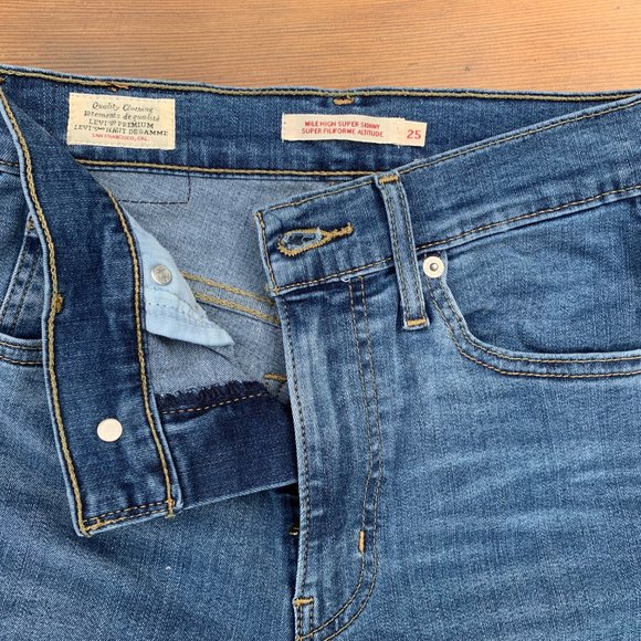 Levi's mile high super skinny jeans - Picture 4 of 5